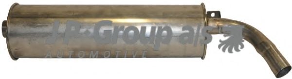 Глушитель выхлопных газов конечный JP GROUP 8320600100