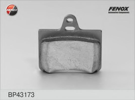 Комплект тормозных колодок, дисковый тормоз FENOX BP43173