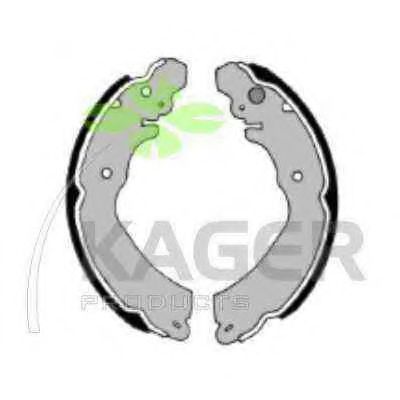 Комплект тормозных колодок KAGER 340051