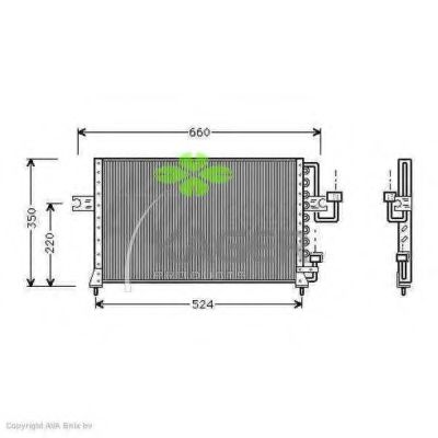 Конденсатор, кондиционер KAGER 94-5173
