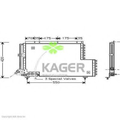 Конденсатор, кондиционер KAGER 94-5379