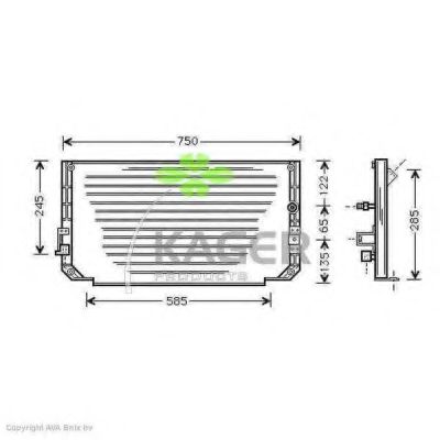 Конденсатор, кондиционер KAGER 94-5931
