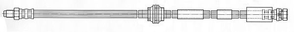 Тормозной шланг KAWE 512204