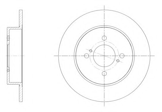 Тормозной диск KAWE 61537 00