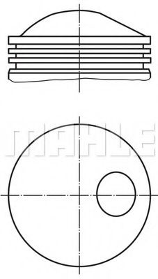 Поршень MAHLE ORIGINAL 503 26 00