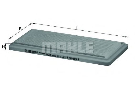 Воздушный фильтр MAHLE ORIGINAL LX 270