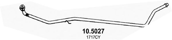 Труба выхлопного газа ASSO 10.5027