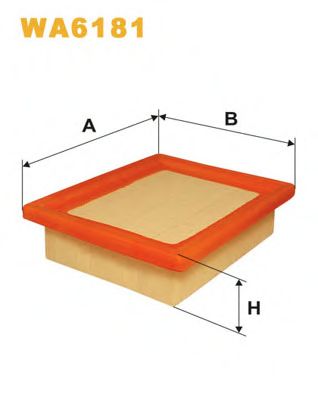 Воздушный фильтр WIX FILTERS WA6181