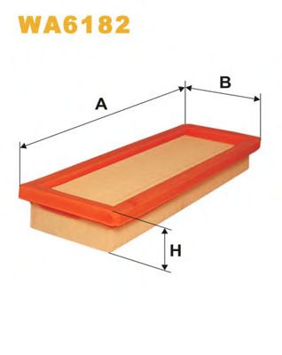 Воздушный фильтр WIX FILTERS WA6182
