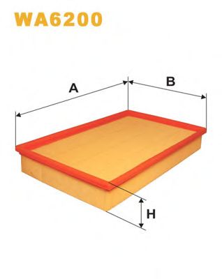 Воздушный фильтр WIX FILTERS WA6200