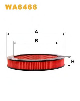 Воздушный фильтр WIX FILTERS WA6466