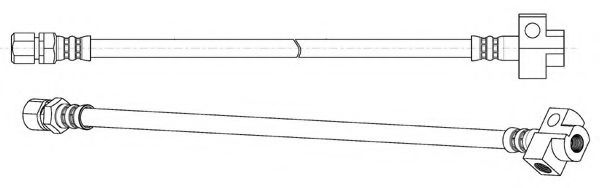 Тормозной шланг CEF 510739