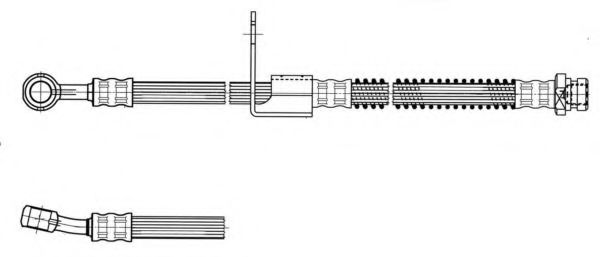 Тормозной шланг CEF 512478