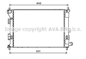 Радиатор, охлаждение двигателя PRASCO HY2420