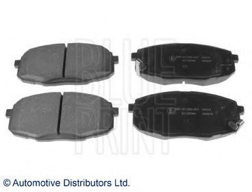 Комплект тормозных колодок, дисковый тормоз BLUE PRINT ADG042130