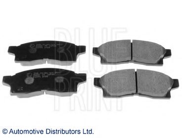 Комплект тормозных колодок, дисковый тормоз BLUE PRINT ADT342100