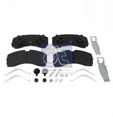 Комплект тормозных колодок, дисковый тормоз DT 490936