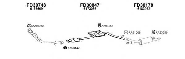 Система выпуска ОГ VENEPORTE 300256