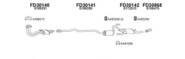 Система выпуска ОГ VENEPORTE 300443