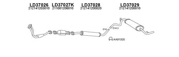 Система выпуска ОГ VENEPORTE 370006