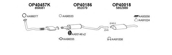 Система выпуска ОГ VENEPORTE 400042