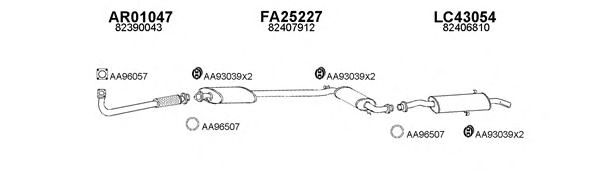 Система выпуска ОГ VENEPORTE 430054