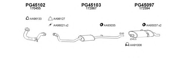 Система выпуска ОГ VENEPORTE 450024