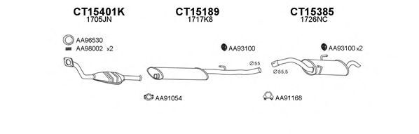 Система выпуска ОГ VENEPORTE 450173