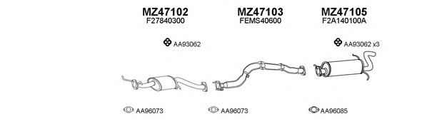 Система выпуска ОГ VENEPORTE 470092