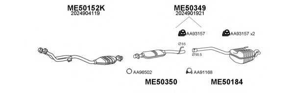 Система выпуска ОГ VENEPORTE 500233