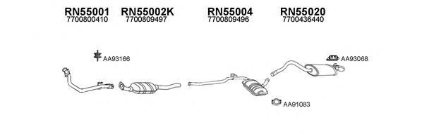 Система выпуска ОГ VENEPORTE 550414