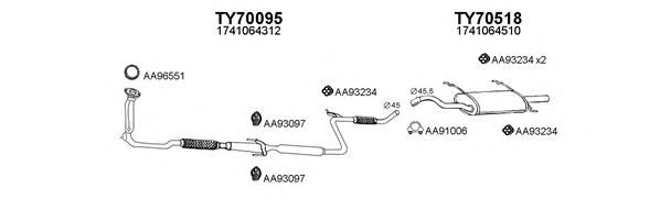 Система выпуска ОГ VENEPORTE 700089