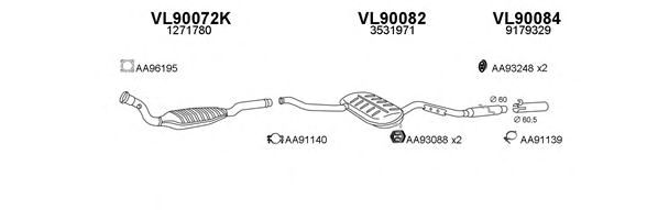 Система выпуска ОГ VENEPORTE 900036