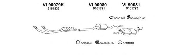 Система выпуска ОГ VENEPORTE 900042