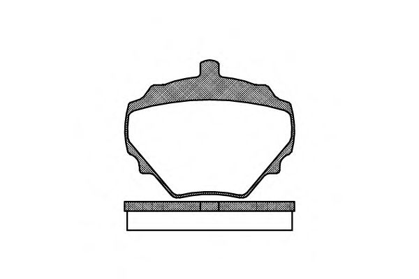 Комплект тормозных колодок, дисковый тормоз WOKING 20344