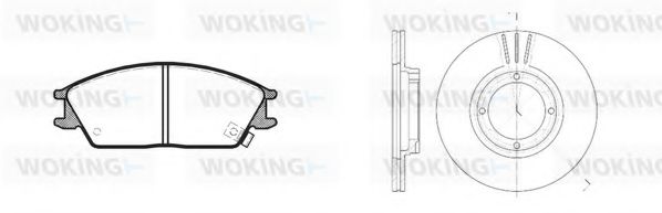 Комплект тормозов, дисковый тормозной механизм BENDIX DP30001