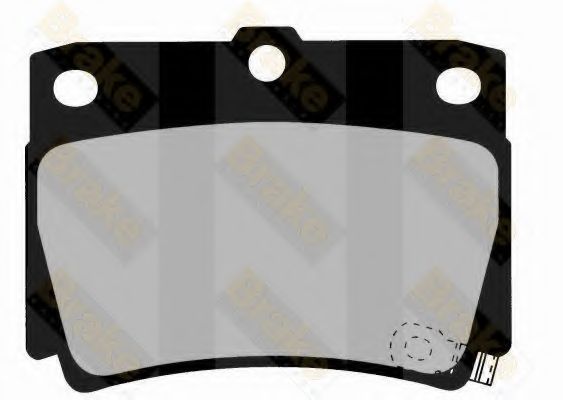 Комплект тормозных колодок, дисковый тормоз Brake ENGINEERING PA1370