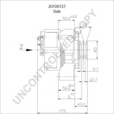 Генератор PRESTOLITE ELECTRIC 20100727