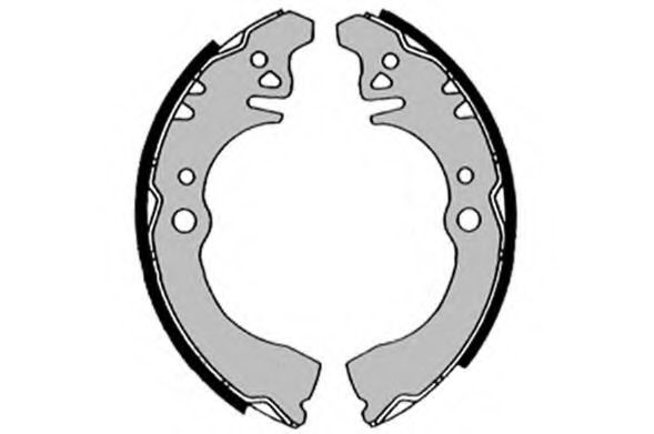 Комплект тормозных колодок DELPHI 1509