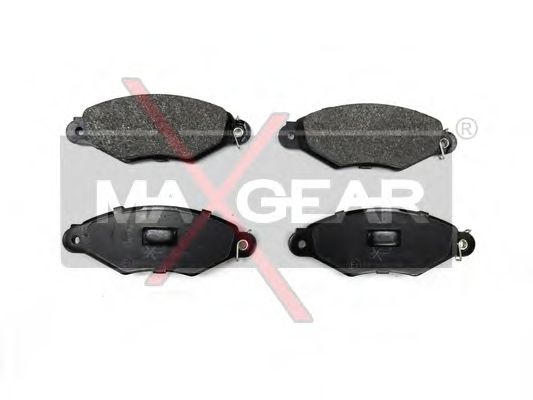 Комплект тормозных колодок, дисковый тормоз MAXGEAR 19-0555