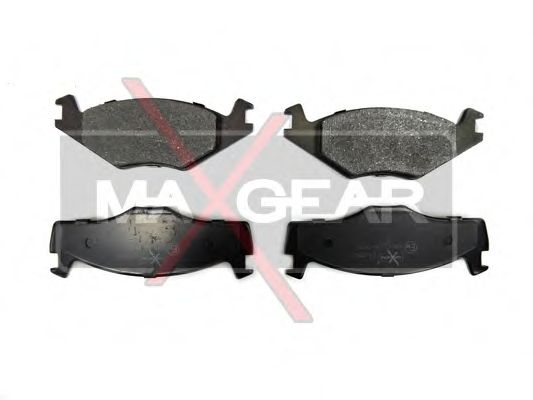 Комплект тормозных колодок, дисковый тормоз MAXGEAR 19-0582