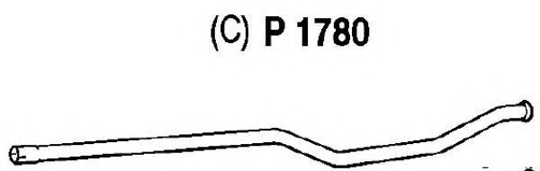 Труба выхлопного газа FENNO P1780