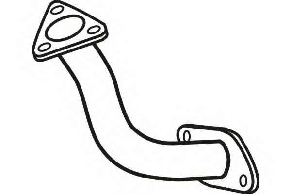 Труба выхлопного газа TEMOT 300061