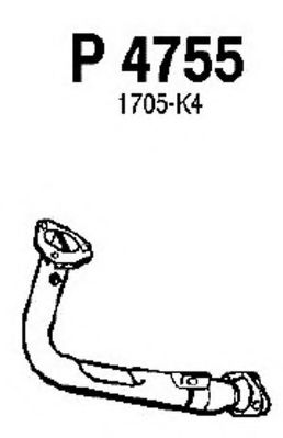 Труба выхлопного газа FENNO 4756