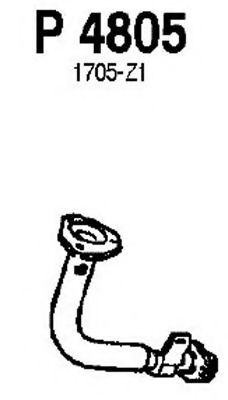 Труба выхлопного газа FENNO P4805