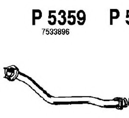 Труба выхлопного газа FENNO P5359