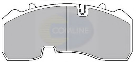 Комплект тормозных колодок, дисковый тормоз COMLINE CBP9061K