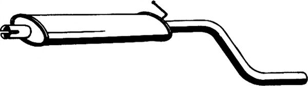 Средний глушитель выхлопных газов ASMET 16.046