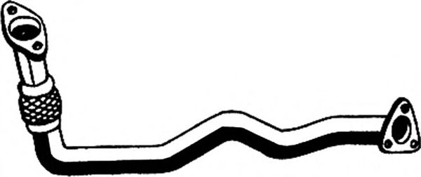 Труба выхлопного газа ASMET 05.054