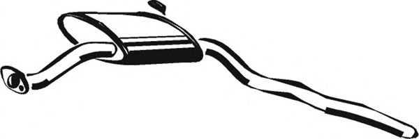 Средний глушитель выхлопных газов ASMET 07.078